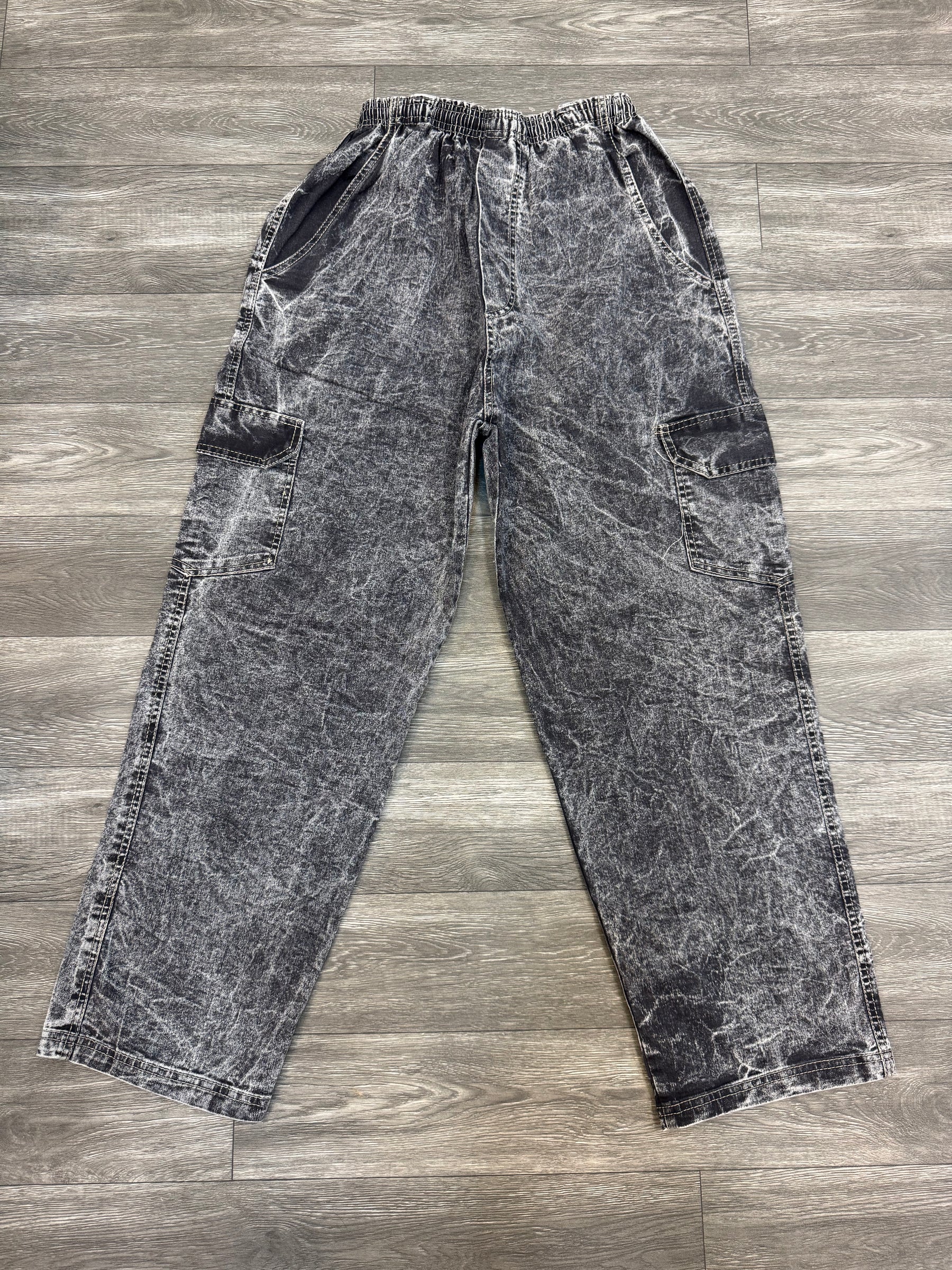 Calça Baggy - Cinza Estonado