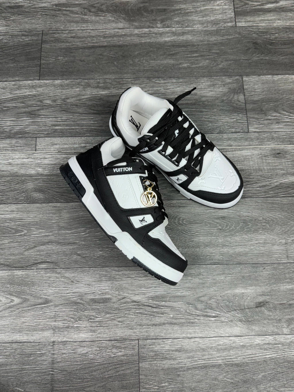 Tênis LV Trainer - Preto/Branco