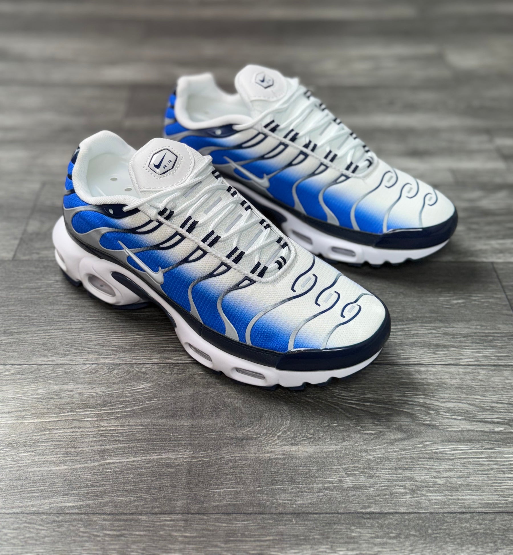 NK Air Max Plus - Blue and White