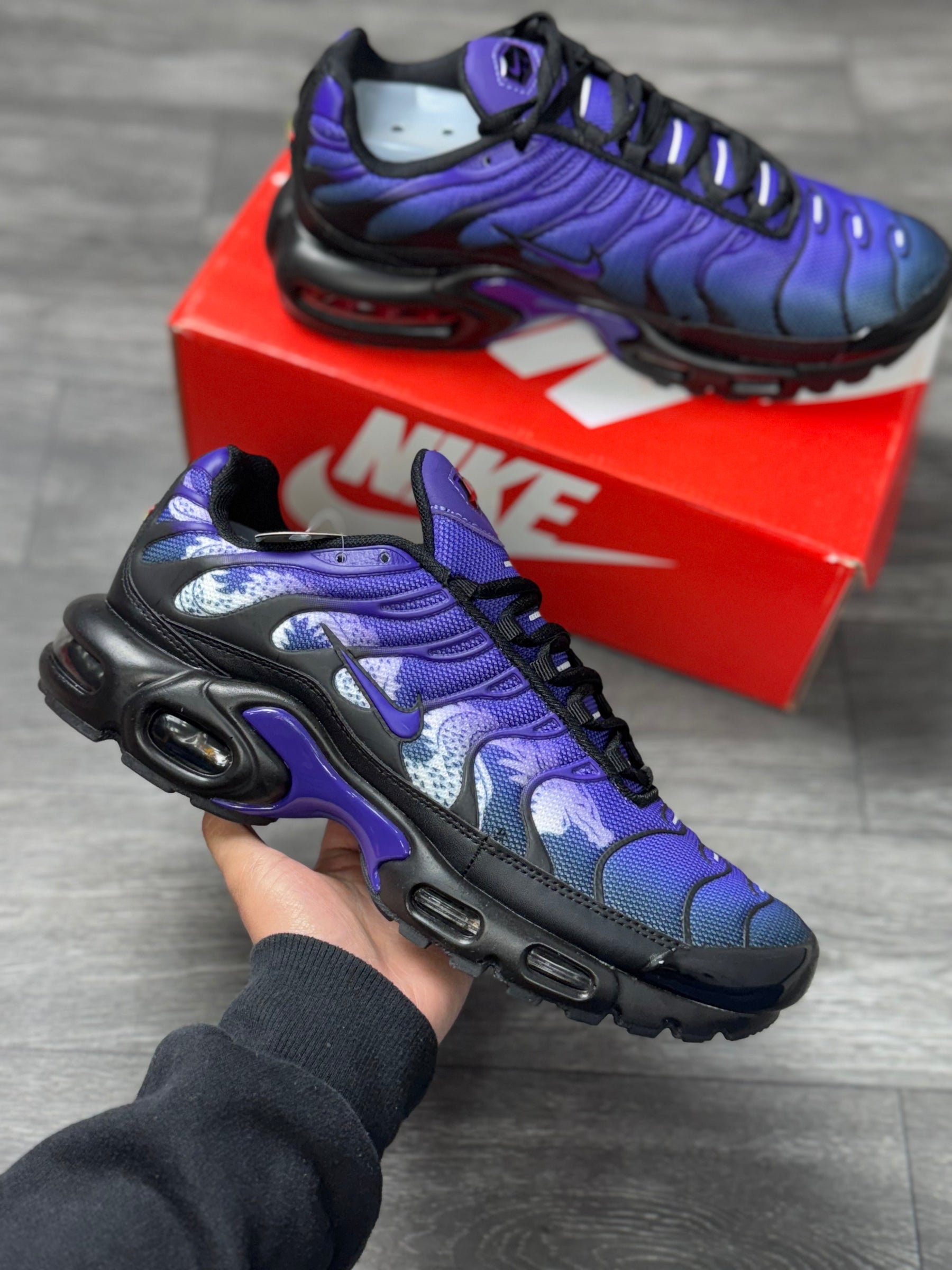 NK Air Max Plus - Purple Dragon Black